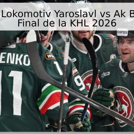 Pronóstico: Lokomotiv Yaroslavl vs Ak Bars Kazan – Final de la KHL 2026
