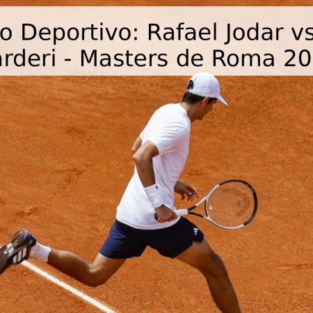 Pronóstico Deportivo: Rafael Jodar vs. Luciano Darderi – Masters de Roma 2026