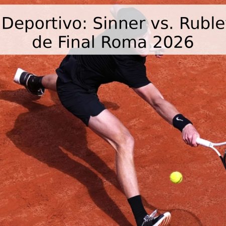 Pronóstico Deportivo: Sinner vs. Rublev – Cuartos de Final Roma 2026