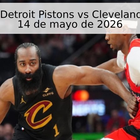Pronóstico: Detroit Pistons vs Cleveland Cavaliers – 14 de mayo de 2026