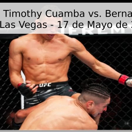 Pronóstico: Timothy Cuamba vs. Bernardo Sopai – UFC Las Vegas – 17 de Mayo de 2026