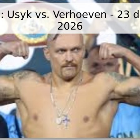 Pronóstico: Usyk vs. Verhoeven – 23 de Mayo de 2026