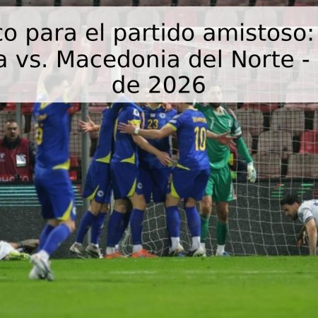 Pronóstico para el partido amistoso: Bosnia y Herzegovina vs. Macedonia del Norte – 29 de mayo de 2026