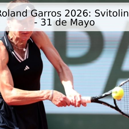Pronóstico Roland Garros 2026: Svitolina vs. Bencic – 31 de Mayo