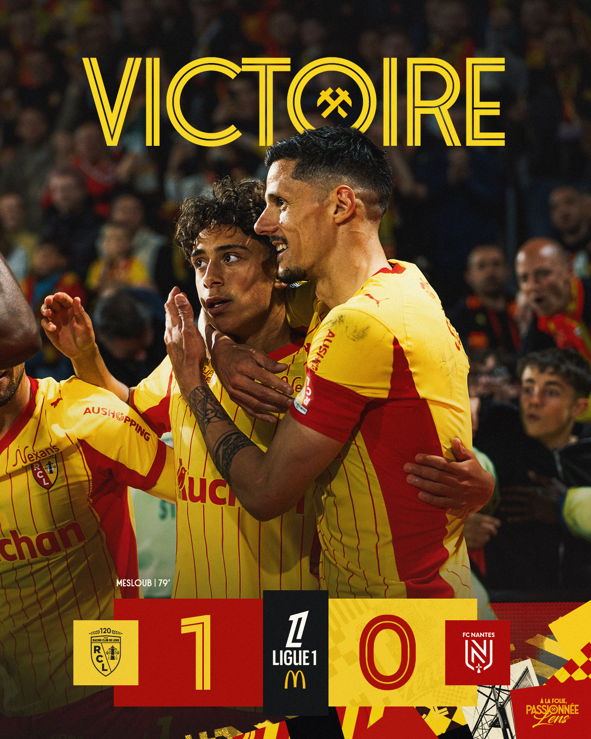 ¡Debut soñado! Joven promesa de 16 años le da la victoria al Lens y complica al Nantes
