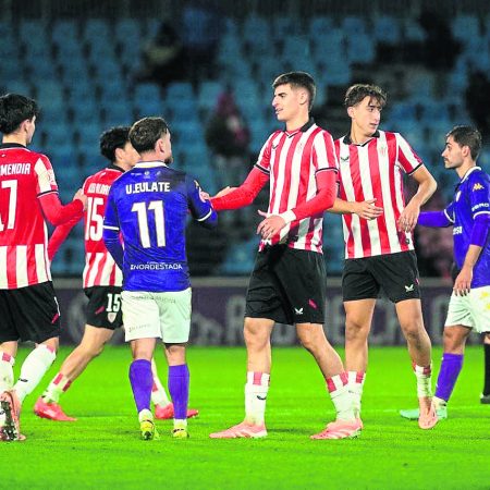 El Bilbao Athletic, al borde del abismo: la permanencia en Primera RFEF en juego