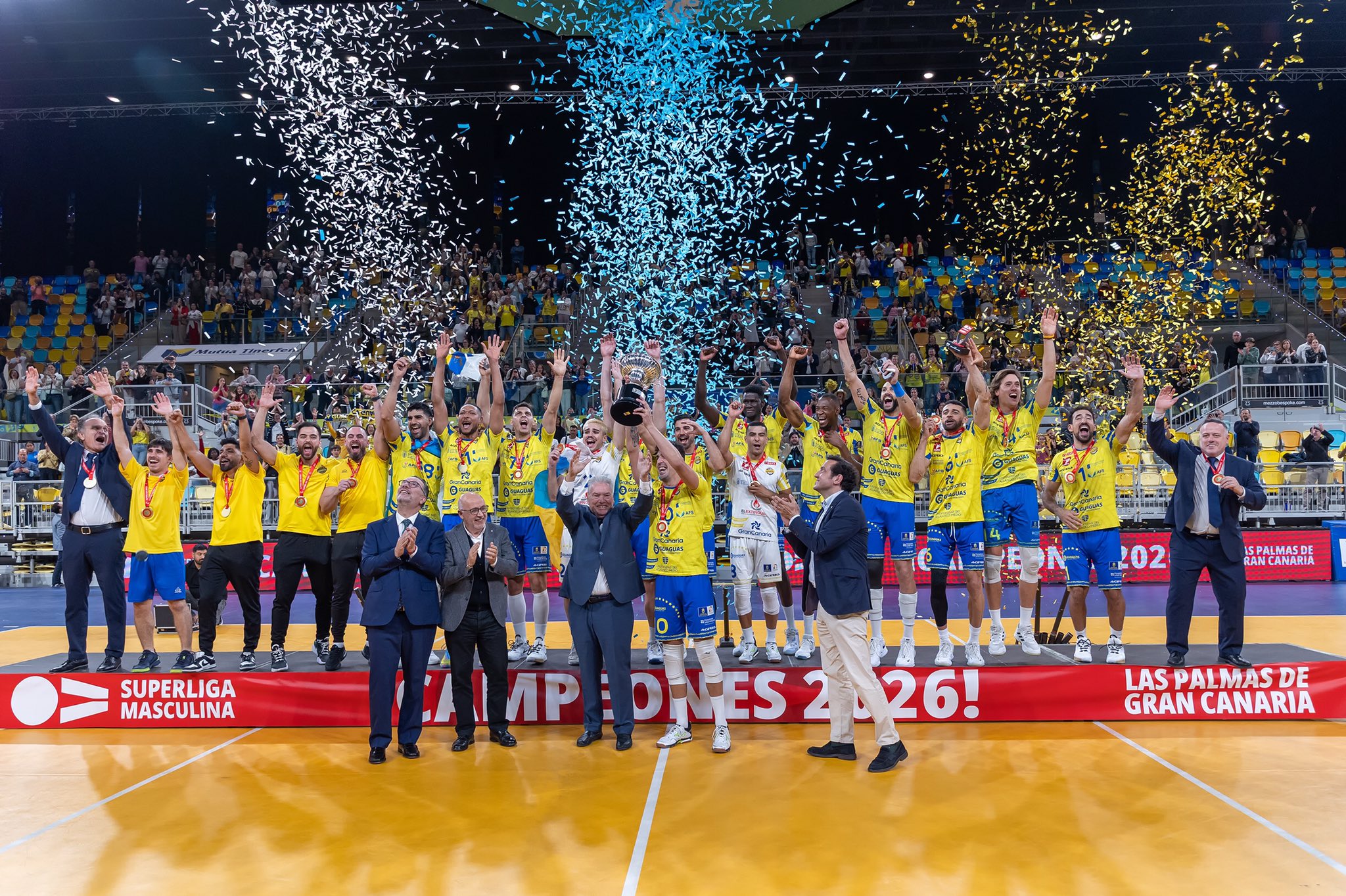 ¡Guaguas Voleibol Conquista su Cuarto Título Consecutivo de Superliga en una Demostración de Poder!