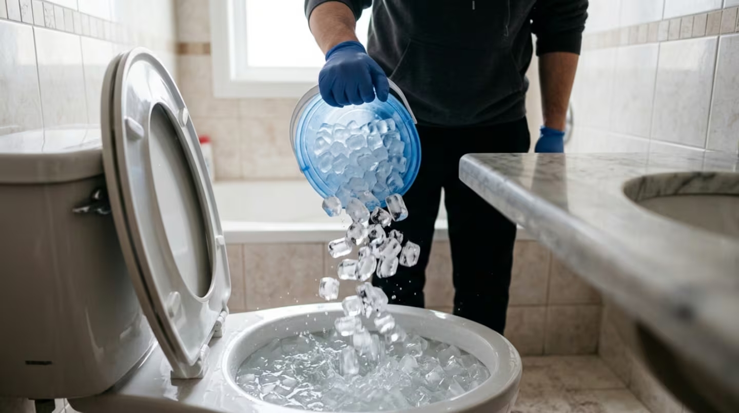 ¡Hielo en el Inodoro! El Truco Casero que Revoluciona la Limpieza del Hogar