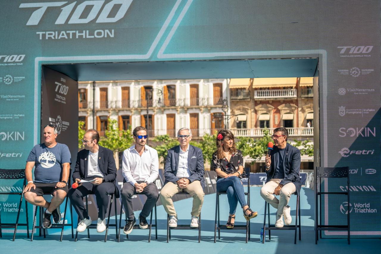 Pamplona Se Viste de Gala para el Debut Mundial del Spain T100 Triathlon: Un Espectáculo de Resistencia y Pasión
