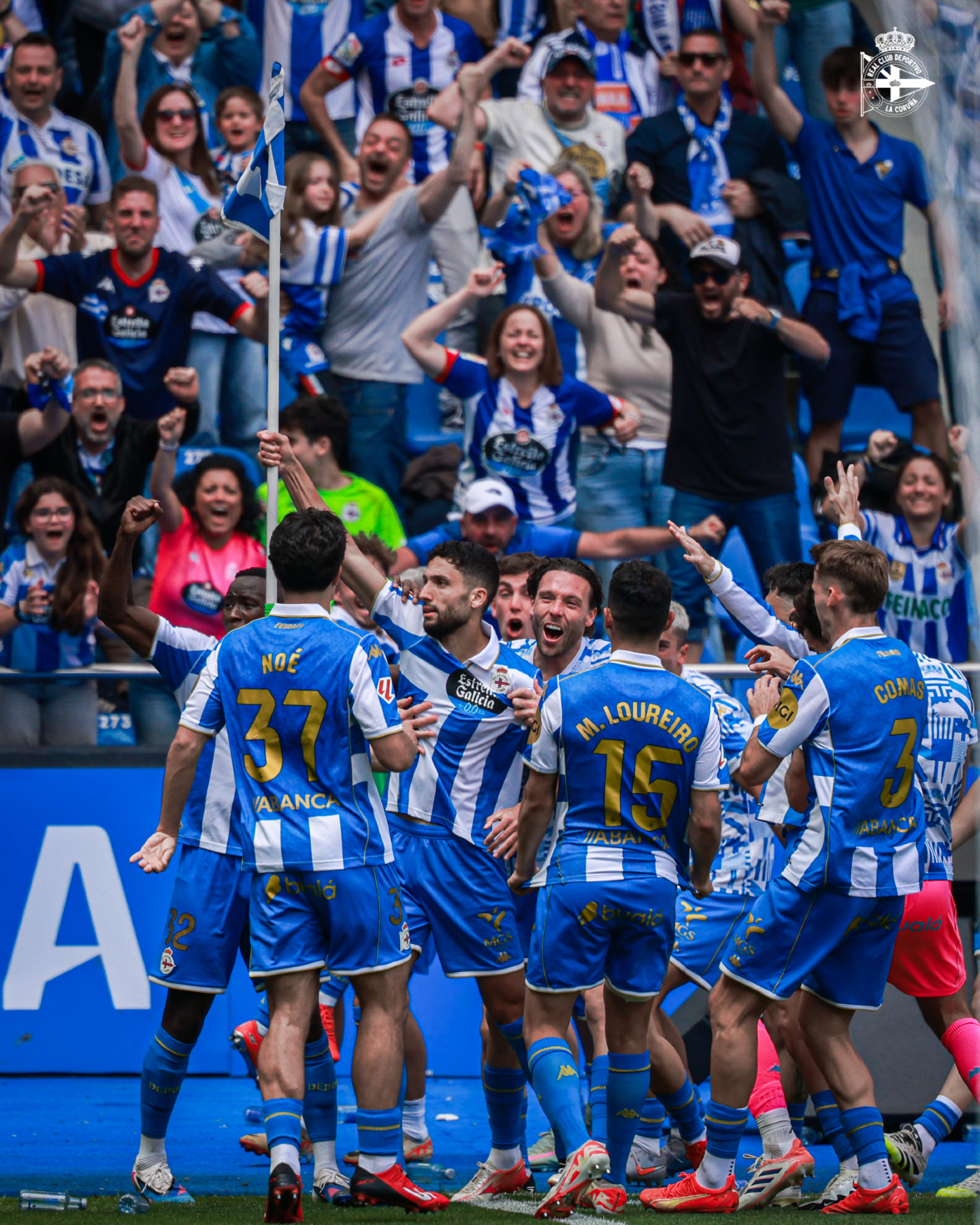 El Deportivo, a un paso del regreso a Primera: la gloria a 90 minutos de Riazor