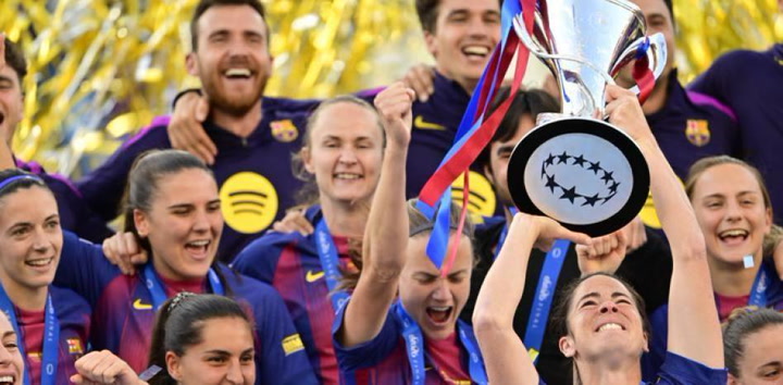 El Barça Femenino, Campeón de Liga y Europa, se Prepara para Celebrar Ante la Real Sociedad