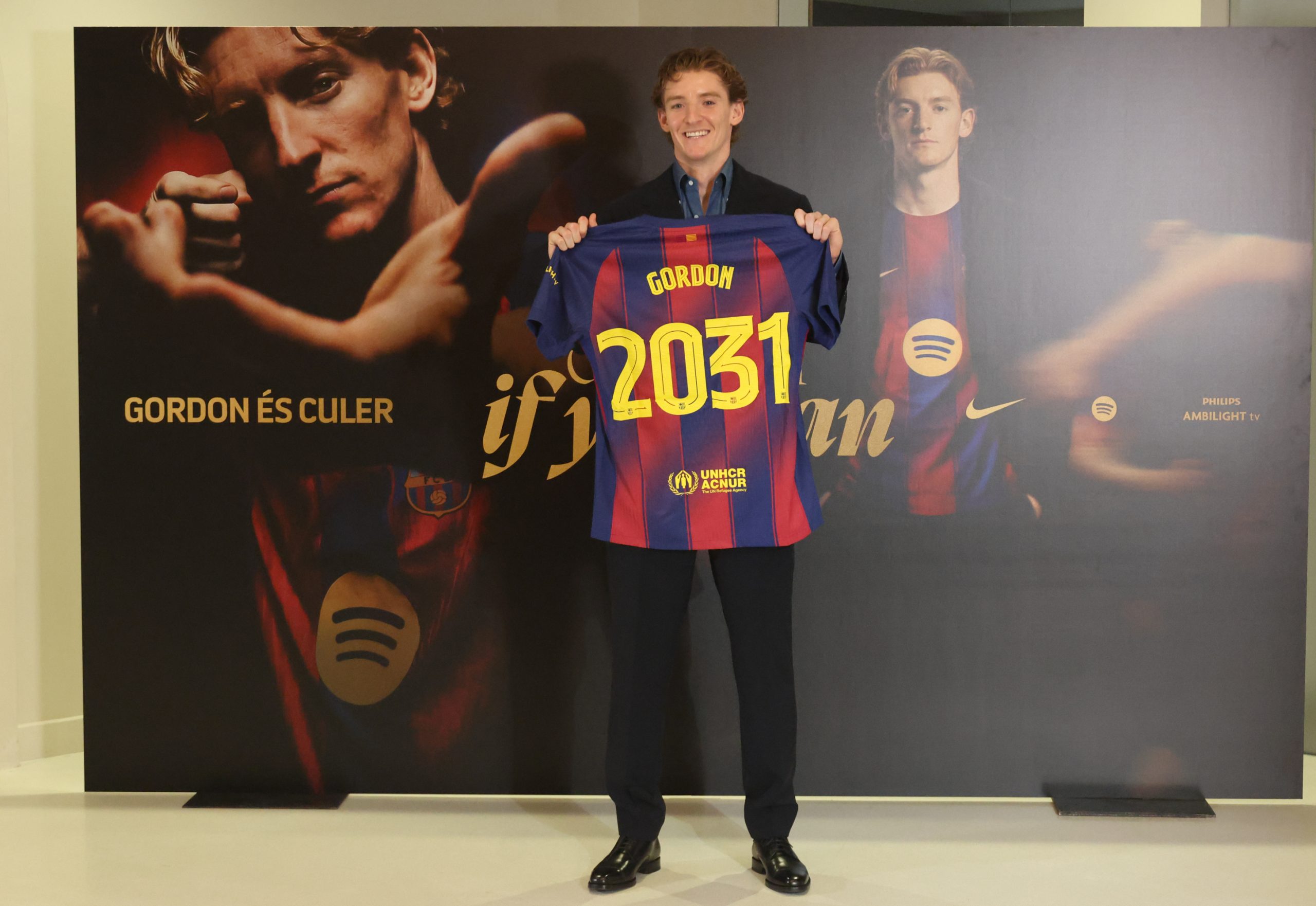 Gordon Desembarca en el Camp Nou: ¡El Barça Apuesta Fuerte por la Champions con su Nuevo Diamante Inglés!