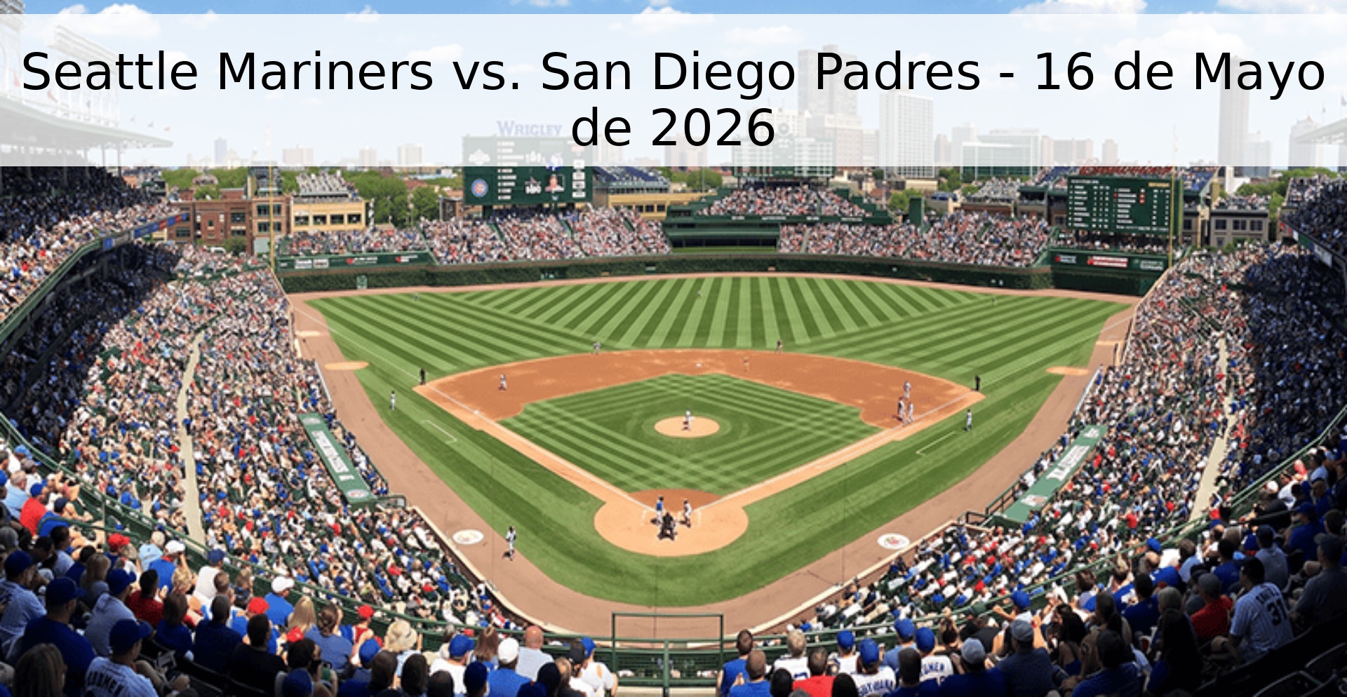 Seattle Mariners vs. San Diego Padres - 16 de Mayo de 2026