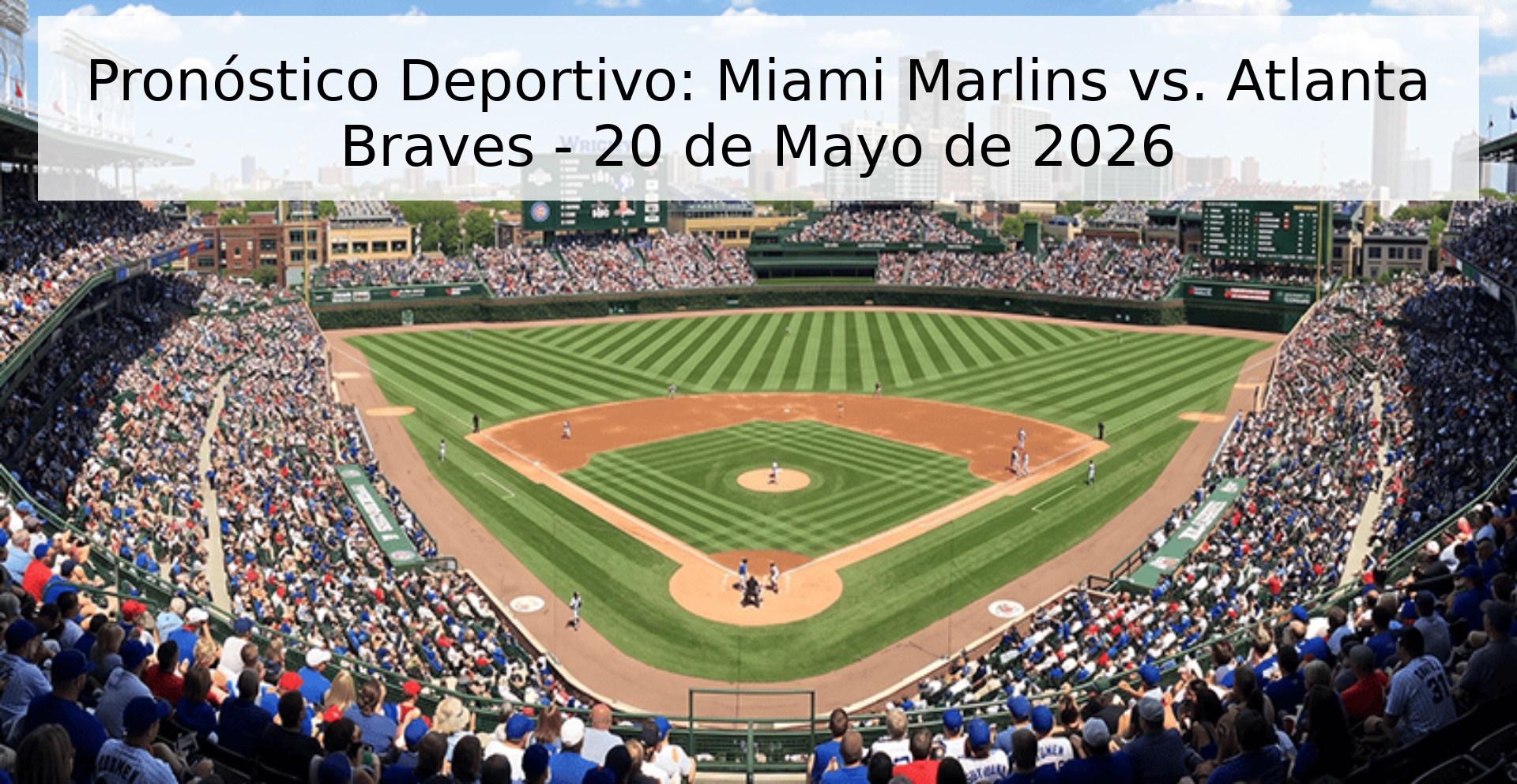 Pronóstico Deportivo: Miami Marlins vs. Atlanta Braves - 20 de Mayo de 2026