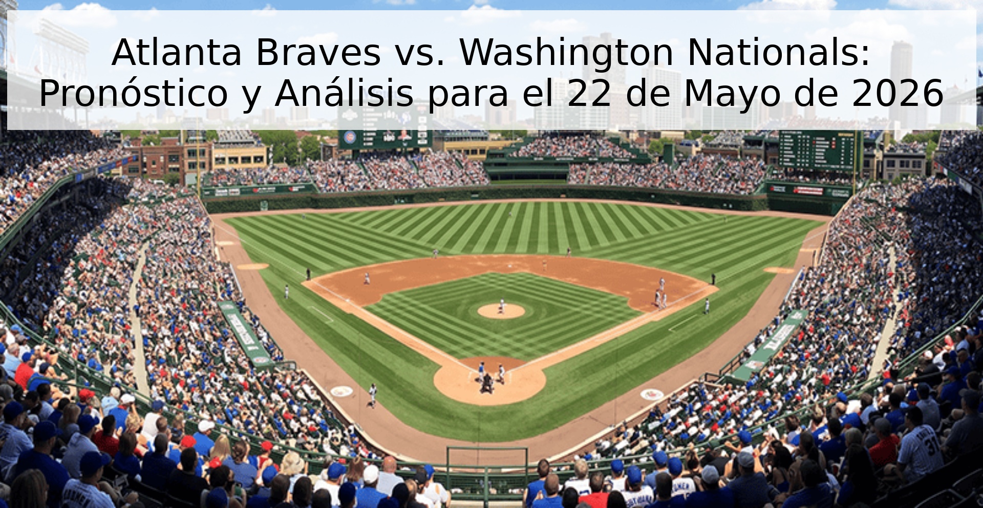 Atlanta Braves vs. Washington Nationals: Pronóstico y Análisis para el 22 de Mayo de 2026