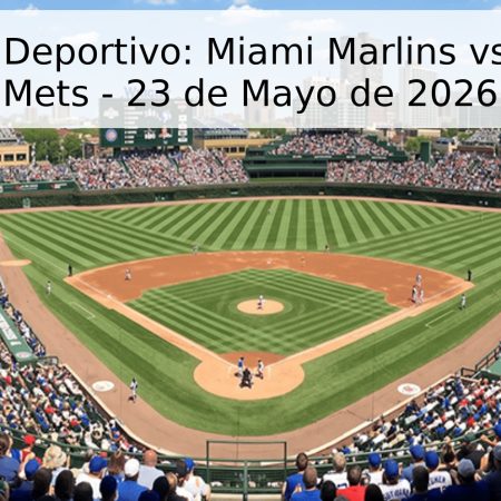 Pronóstico Deportivo: Miami Marlins vs. New York Mets – 23 de Mayo de 2026