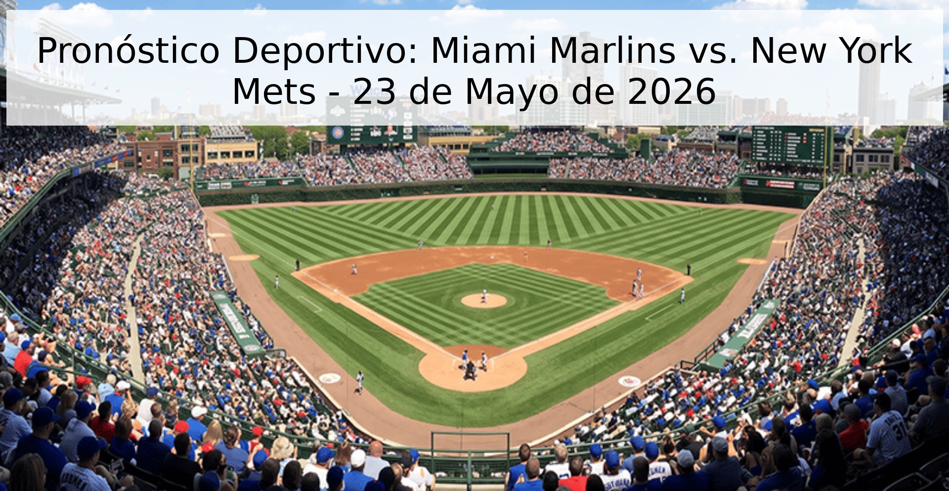 Pronóstico Deportivo: Miami Marlins vs. New York Mets - 23 de Mayo de 2026