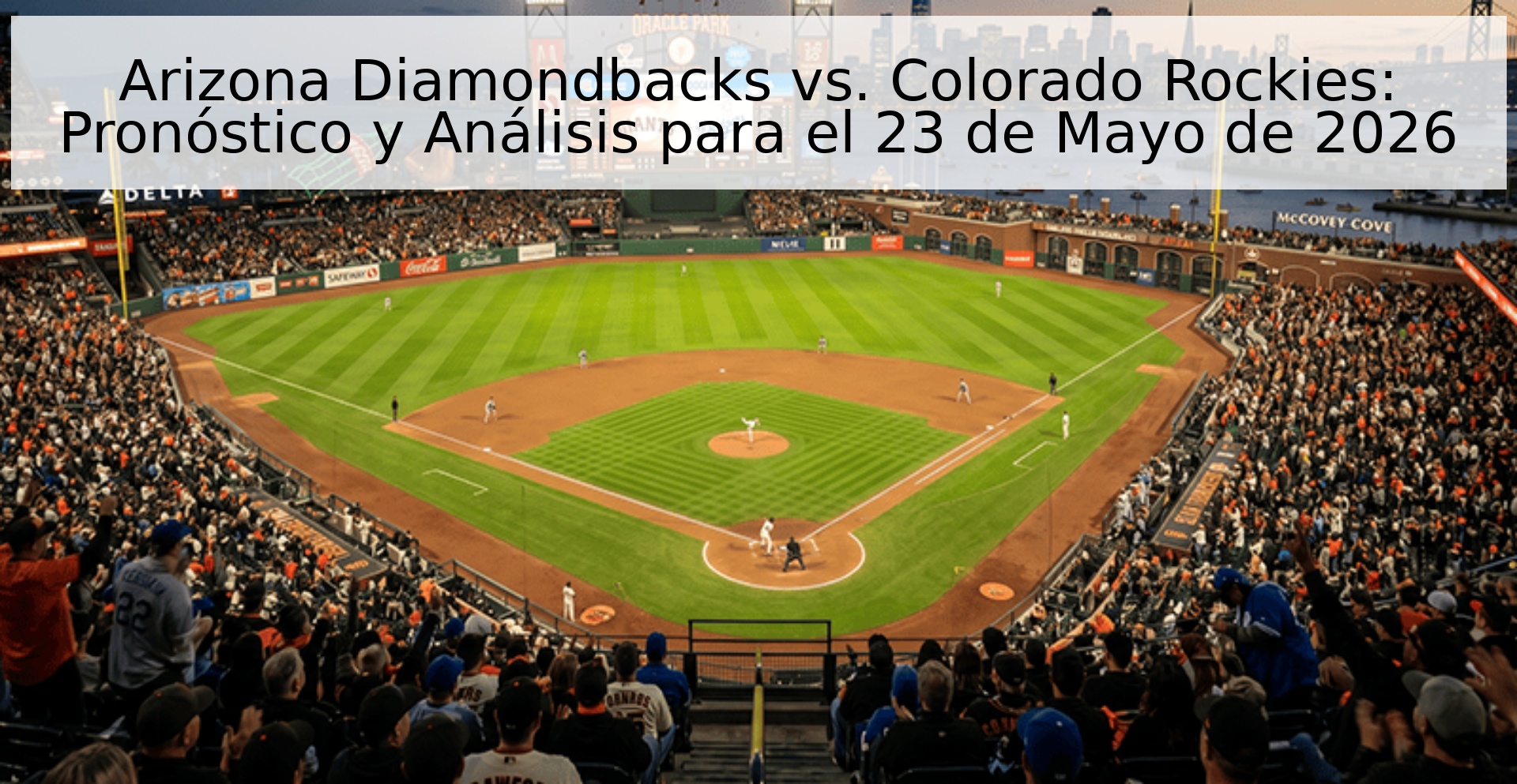 Arizona Diamondbacks vs. Colorado Rockies: Pronóstico y Análisis para el 23 de Mayo de 2026