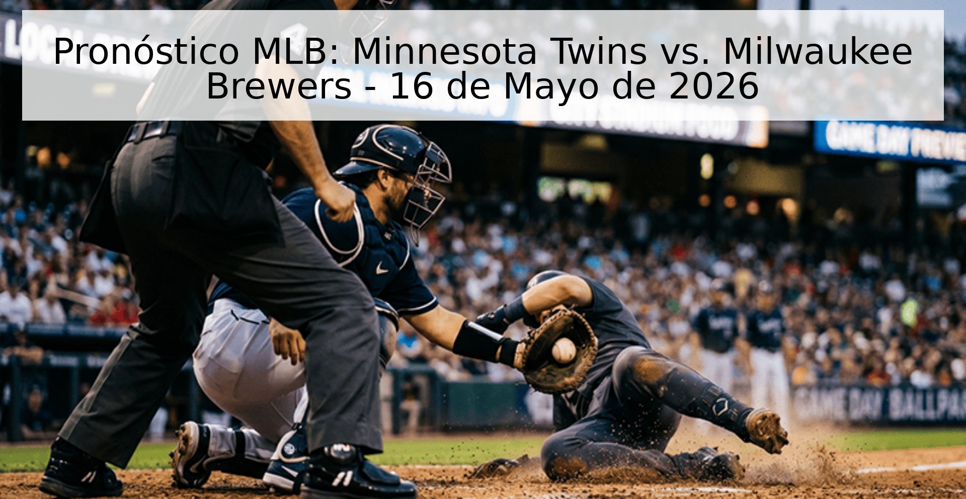 Pronóstico MLB: Minnesota Twins vs. Milwaukee Brewers - 16 de Mayo de 2026