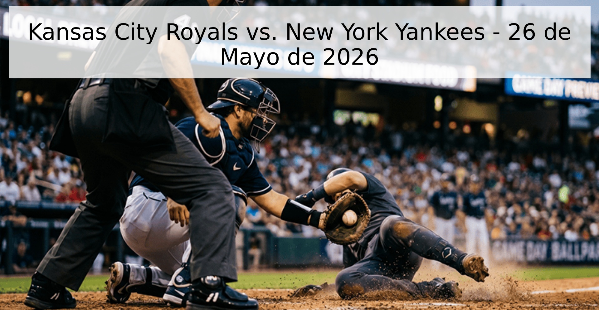Kansas City Royals vs. New York Yankees - 26 de Mayo de 2026
