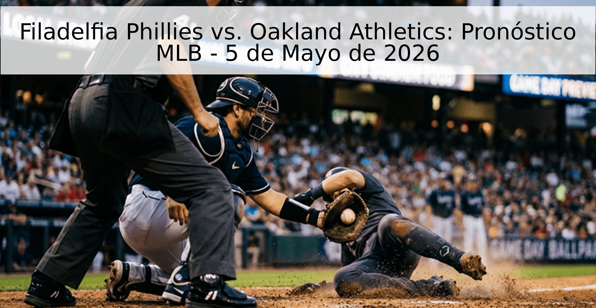Filadelfia Phillies vs. Oakland Athletics: Pronóstico MLB - 5 de Mayo de 2026 Filadelfia Phillies vs. Oakland Athletics: Pronóstico MLB - 5 de Mayo de 2026