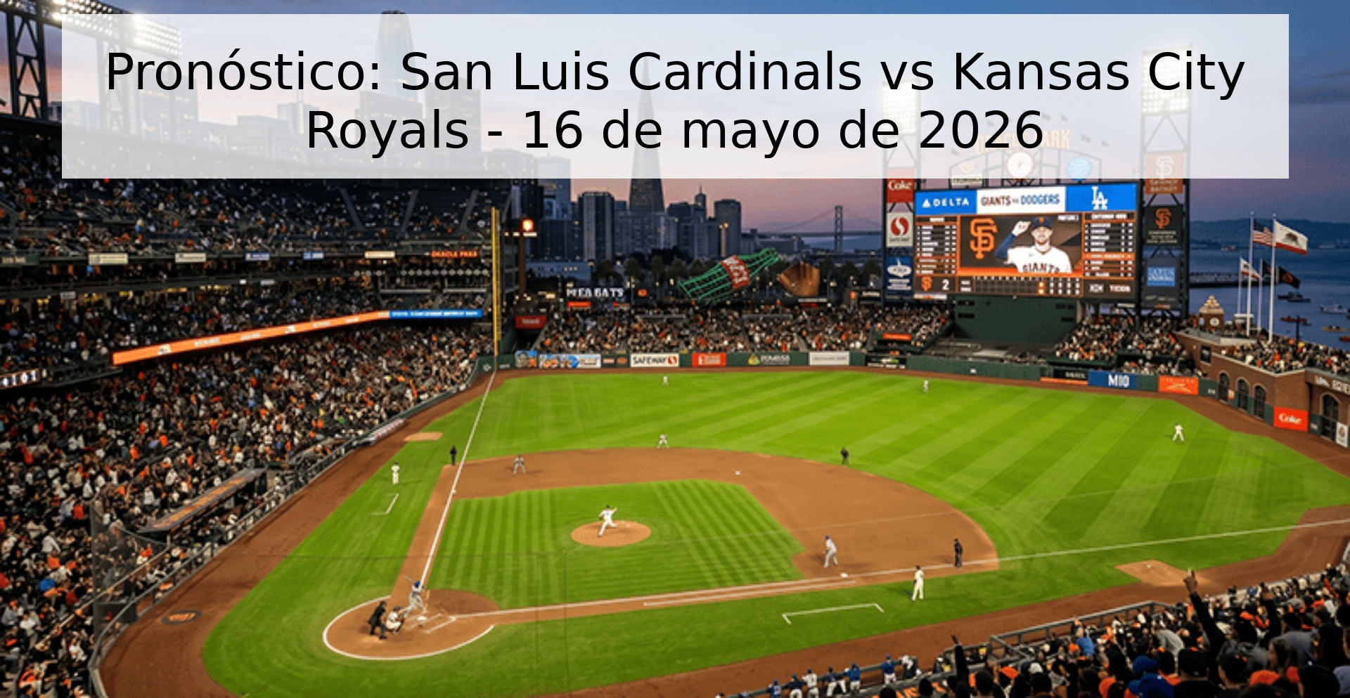 Pronóstico: San Luis Cardinals vs Kansas City Royals - 16 de mayo de 2026 Pronóstico: San Luis Cardinals vs Kansas City Royals - 16 de mayo de 2026