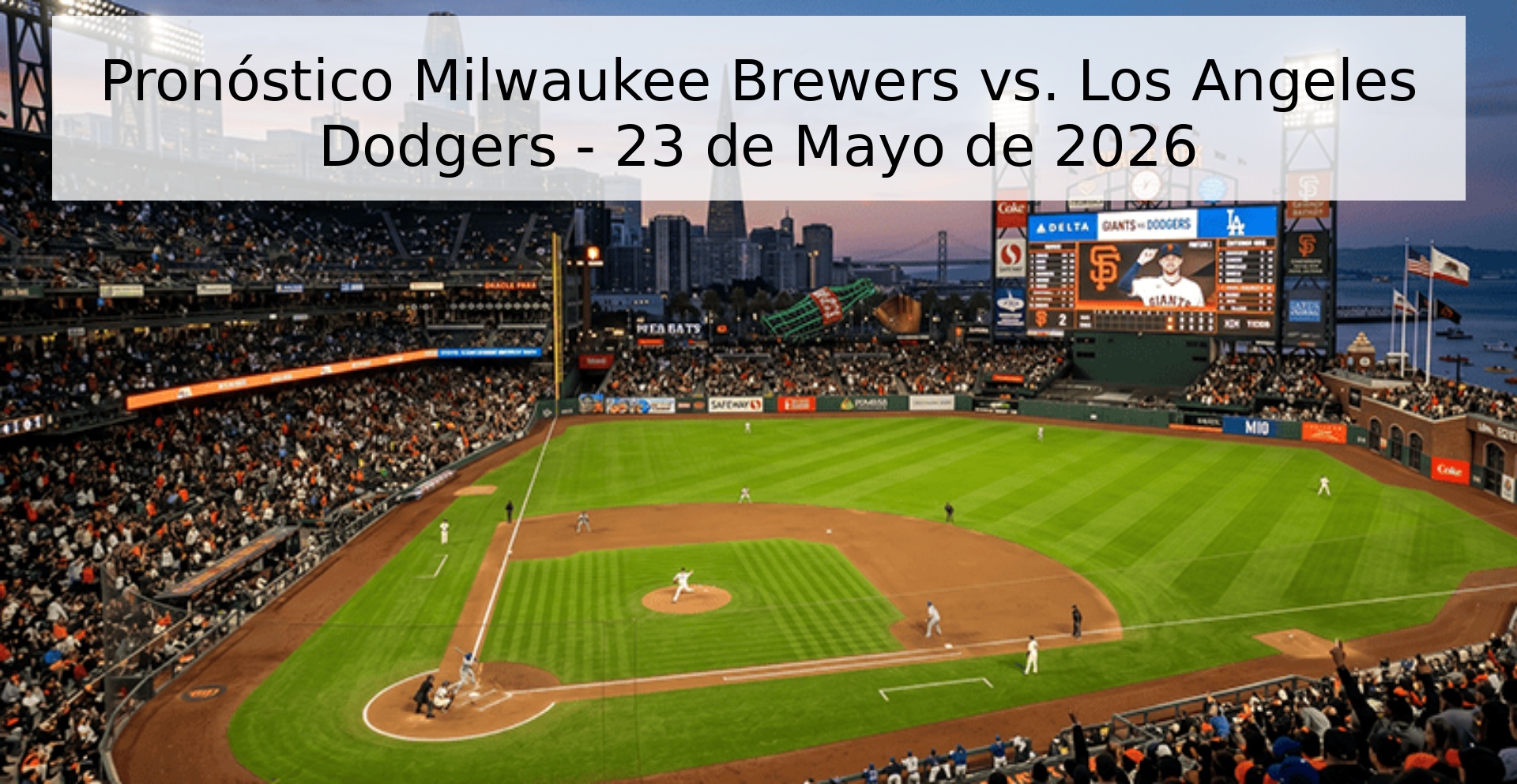 Pronóstico Milwaukee Brewers vs. Los Angeles Dodgers - 23 de Mayo de 2026