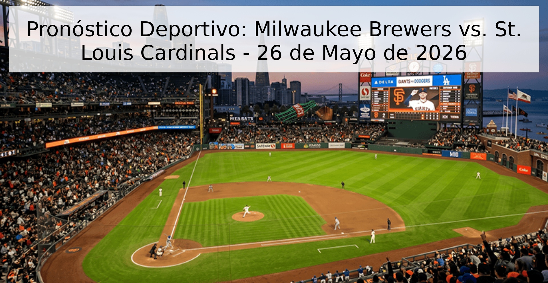 Pronóstico Deportivo: Milwaukee Brewers vs. St. Louis Cardinals - 26 de Mayo de 2026 Pronóstico Deportivo: Milwaukee Brewers vs. St. Louis Cardinals - 26 de Mayo de 2026