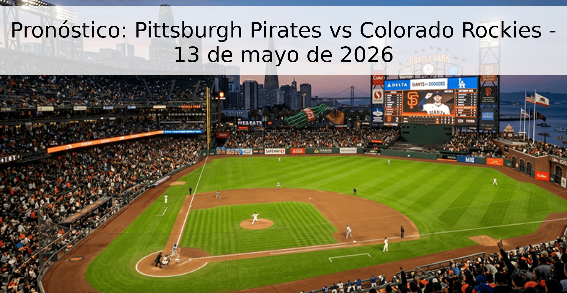 Pronóstico: Pittsburgh Pirates vs Colorado Rockies - 13 de mayo de 2026