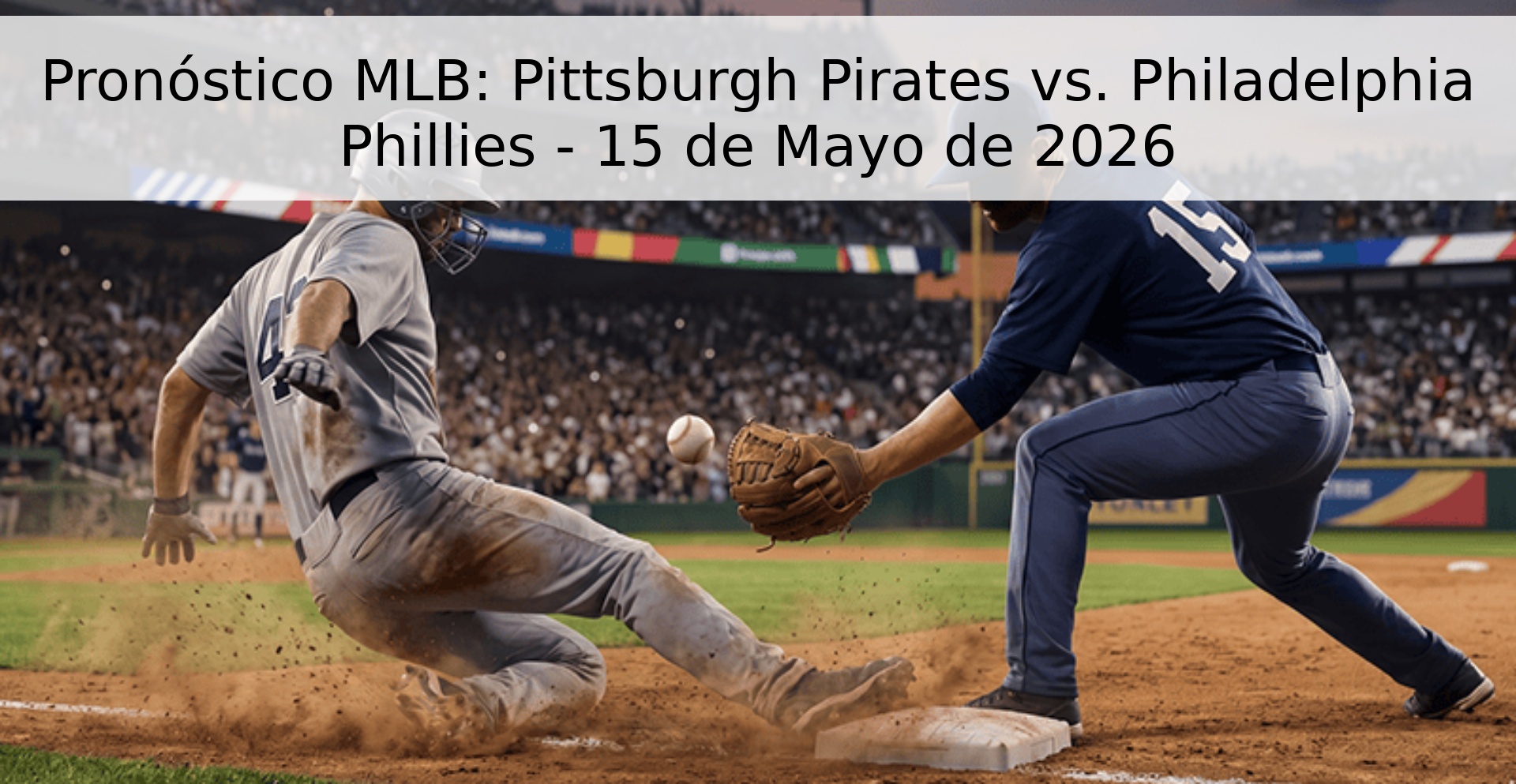 Pronóstico MLB: Pittsburgh Pirates vs. Philadelphia Phillies - 15 de Mayo de 2026