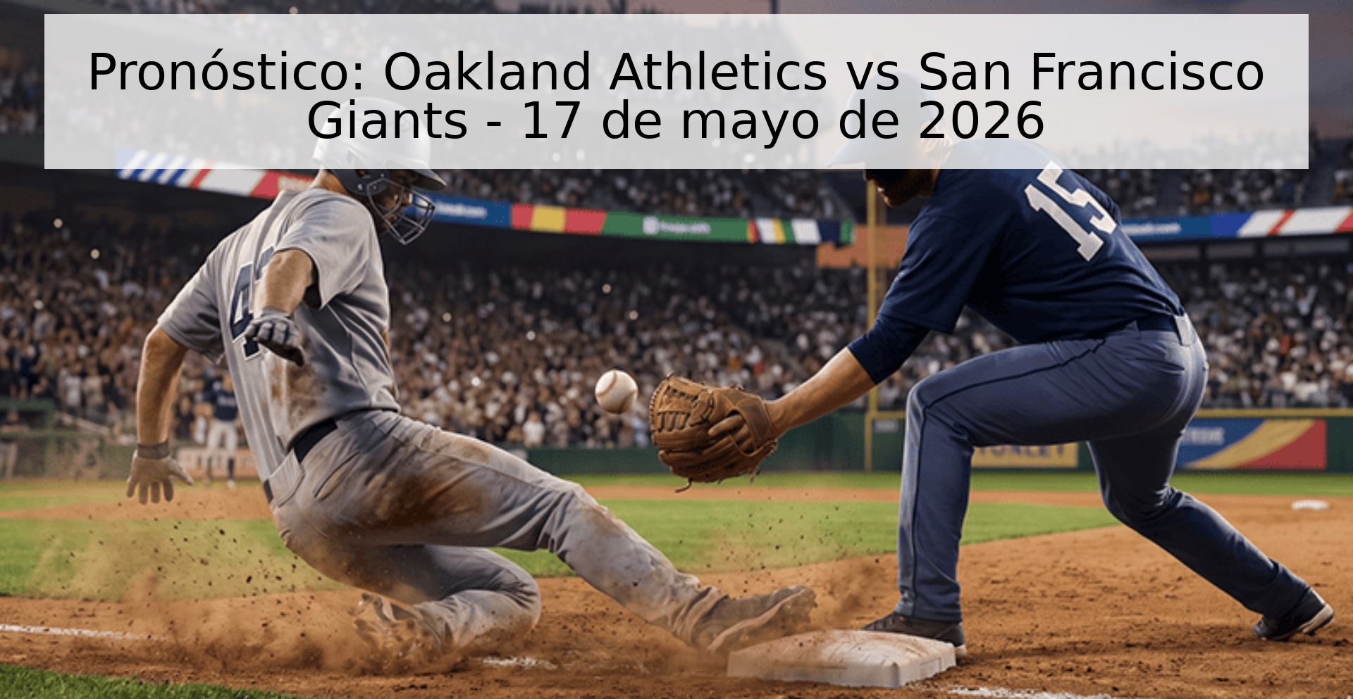 Pronóstico: Oakland Athletics vs San Francisco Giants - 17 de mayo de 2026 Pronóstico: Oakland Athletics vs San Francisco Giants - 17 de mayo de 2026