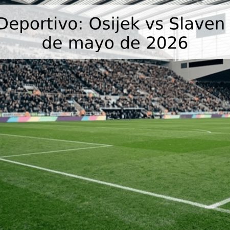 Pronóstico Deportivo: Osijek vs Slaven Belupo – 22 de mayo de 2026