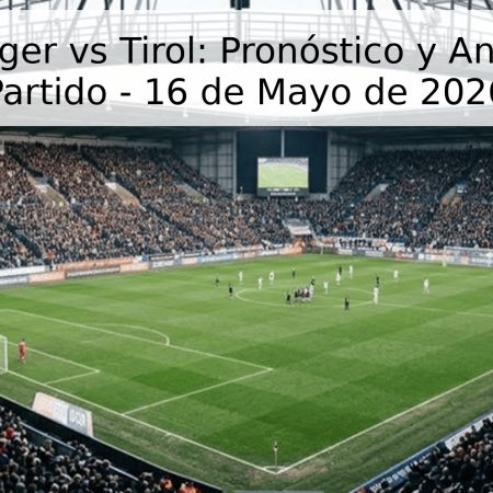 Wolfsberger vs Tirol: Pronóstico y Análisis del Partido – 16 de Mayo de 2026