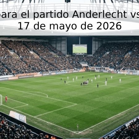 Pronóstico para el partido Anderlecht vs Mechelen – 17 de mayo de 2026