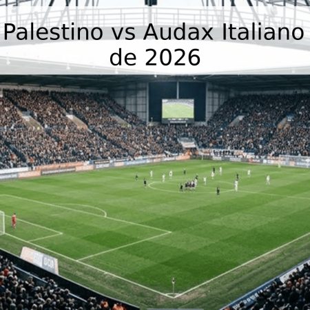 Pronóstico: Palestino vs Audax Italiano – 1 de Junio de 2026
