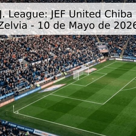 Pronóstico J. League: JEF United Chiba vs Machida Zelvia – 10 de Mayo de 2026