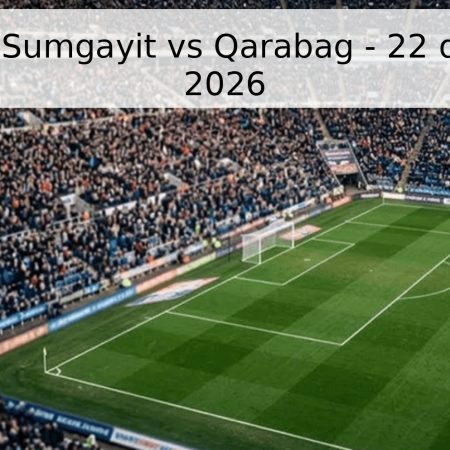 Pronóstico Sumgayit vs Qarabag – 22 de Mayo de 2026