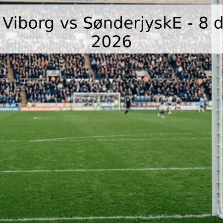 Pronóstico Viborg vs SønderjyskE – 8 de mayo de 2026