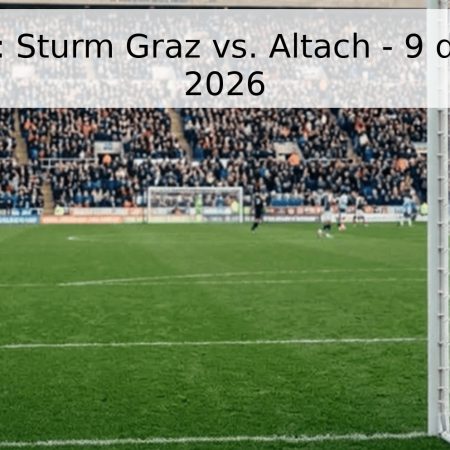 Pronóstico: Sturm Graz vs. Altach – 9 de Mayo de 2026