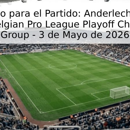 Pronóstico para el Partido: Anderlecht vs Club Brugge – Belgian Pro League Playoff Championship Group – 3 de Mayo de 2026