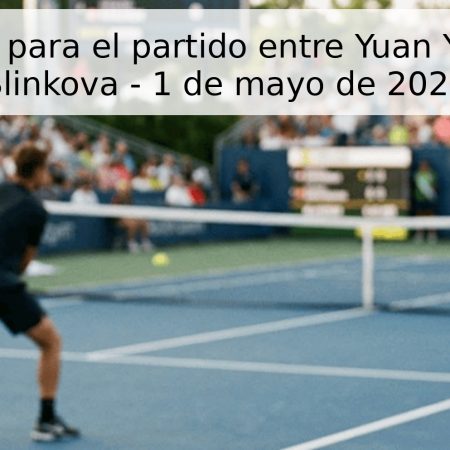 Pronóstico para el partido entre Yuan Yue y Anna Blinkova – 1 de mayo de 2026