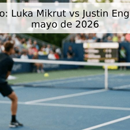 Pronóstico: Luka Mikrut vs Justin Engel – 11 de mayo de 2026