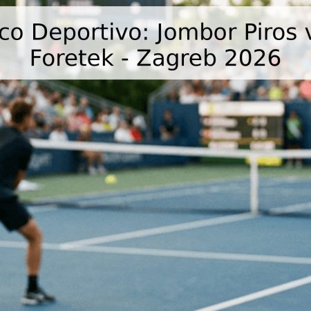 Pronóstico Deportivo: Jombor Piros vs. Jonas Foretek – Zagreb 2026