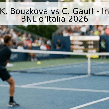 Pronóstico: K. Bouzkova vs C. Gauff – Internazionali BNL d’Italia 2026
