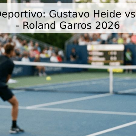Pronóstico Deportivo: Gustavo Heide vs. Dan Added – Roland Garros 2026