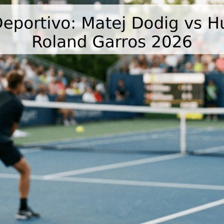 Pronóstico Deportivo: Matej Dodig vs Hugo Dellien – Roland Garros 2026