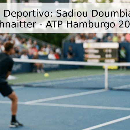 Pronóstico Deportivo: Sadiou Doumbia vs. Jakob Schnaitter – ATP Hamburgo 2026