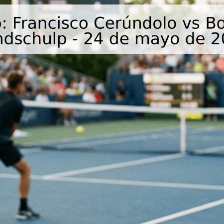 Pronóstico: Francisco Cerúndolo vs Botic van de Zandschulp – 24 de mayo de 2026