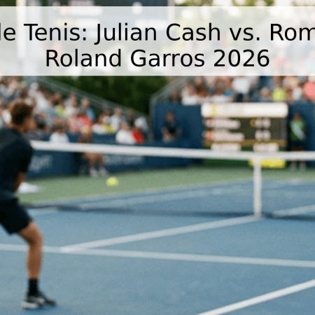 Pronóstico de Tenis: Julian Cash vs. Roman Arnedo – Roland Garros 2026