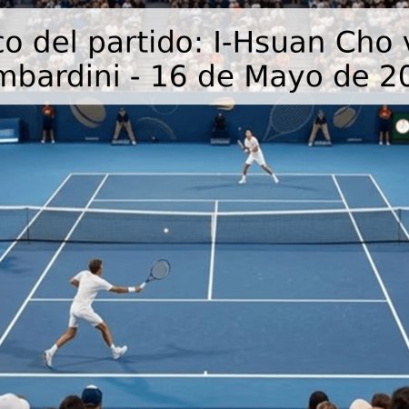Pronóstico del partido: I-Hsuan Cho vs. Marta Lombardini – 16 de Mayo de 2026